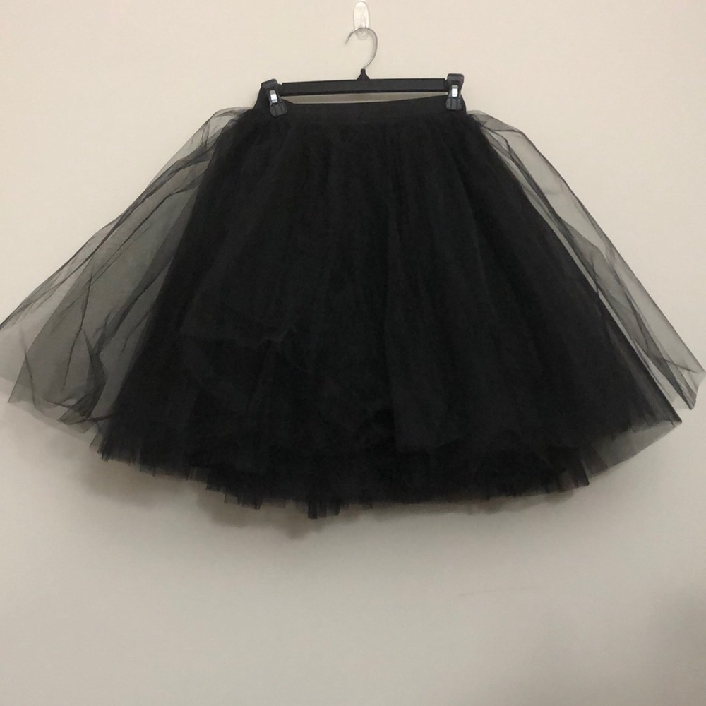 Black Tulle Skirt